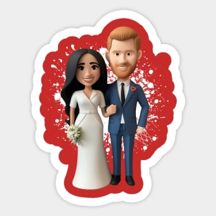 Prince Harry And Meghan Markle Sticker